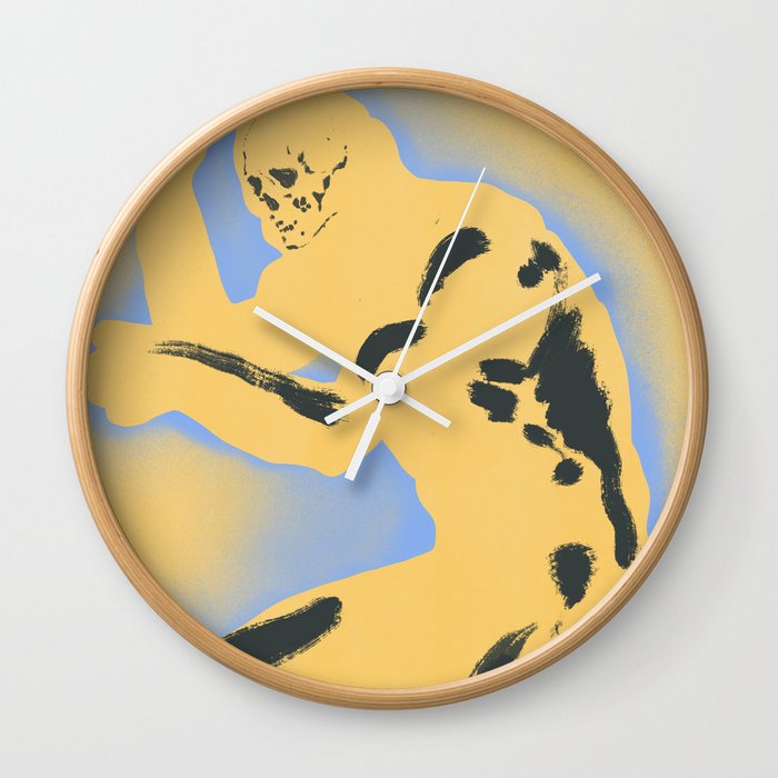 Yellow giant Wall Clock