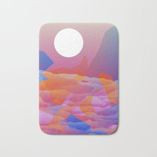 Magic Sunset at D Point Bath Mat