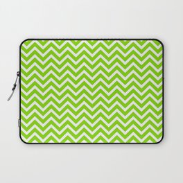 St. Patrick's Day Simple Zig-Zag Lines Collection Laptop Sleeve