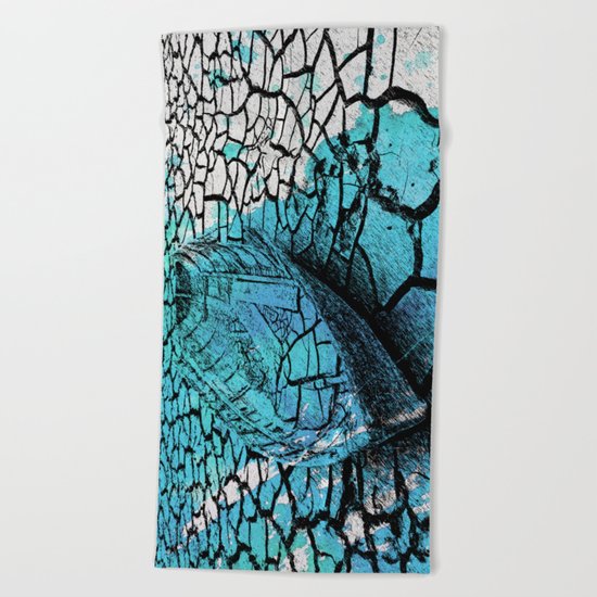 SEA ON DRY GROUND Beach Towel