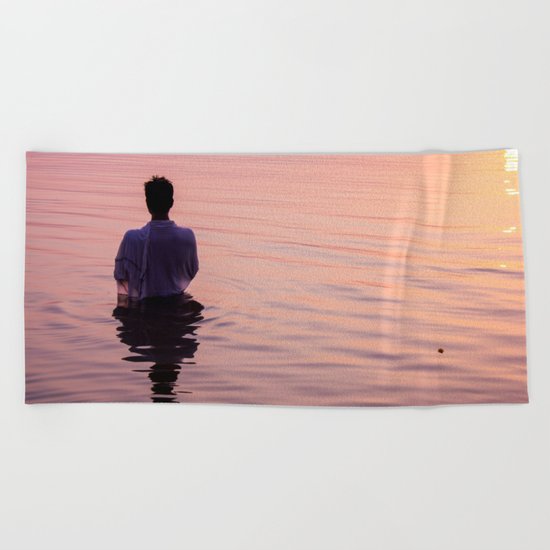 Meditation Time Beach Towel
