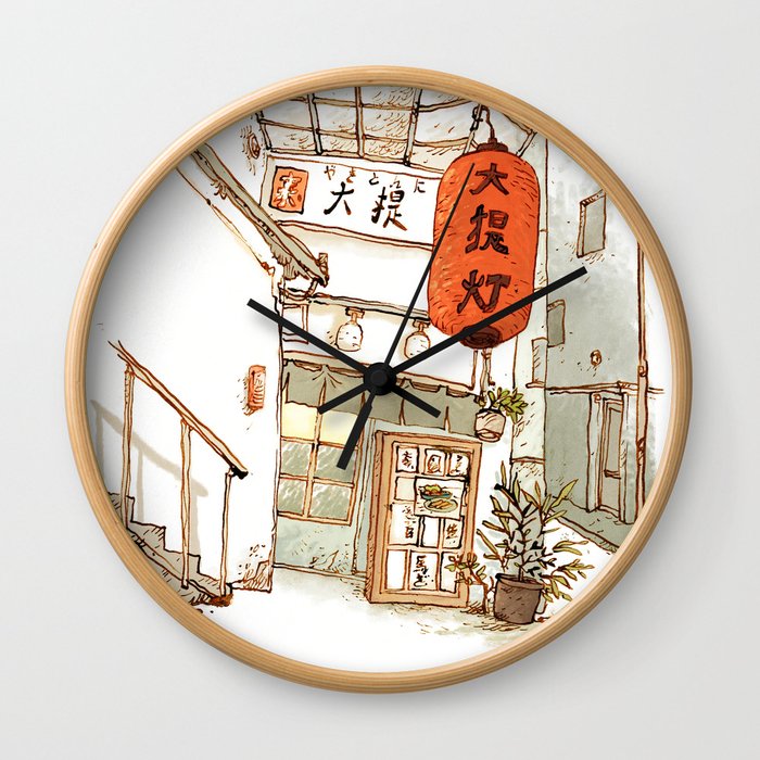 Tokyo Izakaya Wall Clock