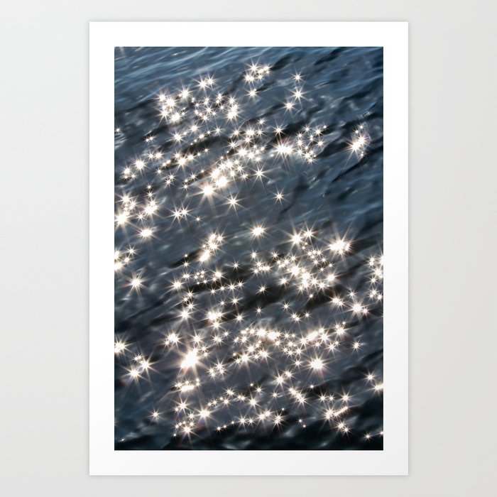 Sparkling water Art Print