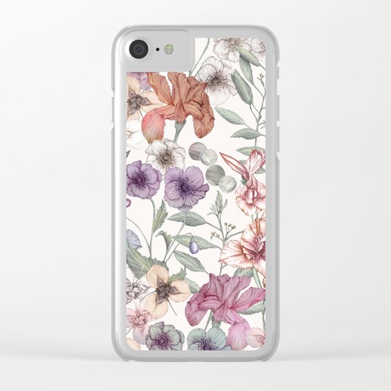 Magical Floral Clear iPhone Case