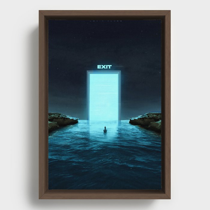 Portal II Framed Canvas