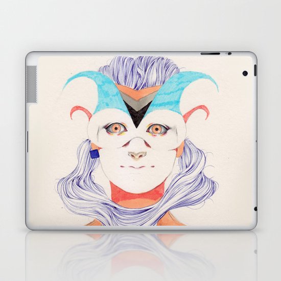 Hair Play 03 Laptop & iPad Skin