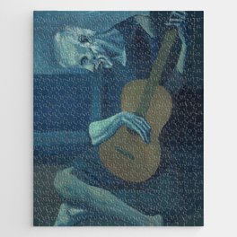 The old blind guitarist Pablo Picasso Jigsaw Puzzle
