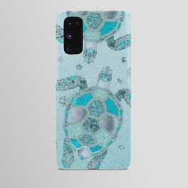 Glamour Aqua Turquoise Turtle Underwater Scenery Android Case