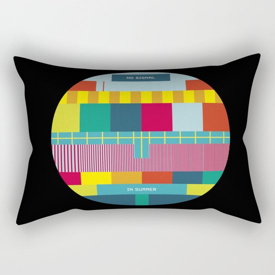 NØ SIGNAℓ Rectangular Pillow