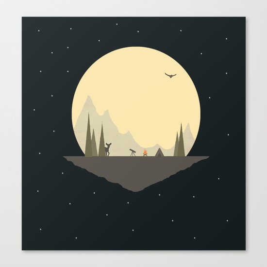 Stop For the Night Canvas Print