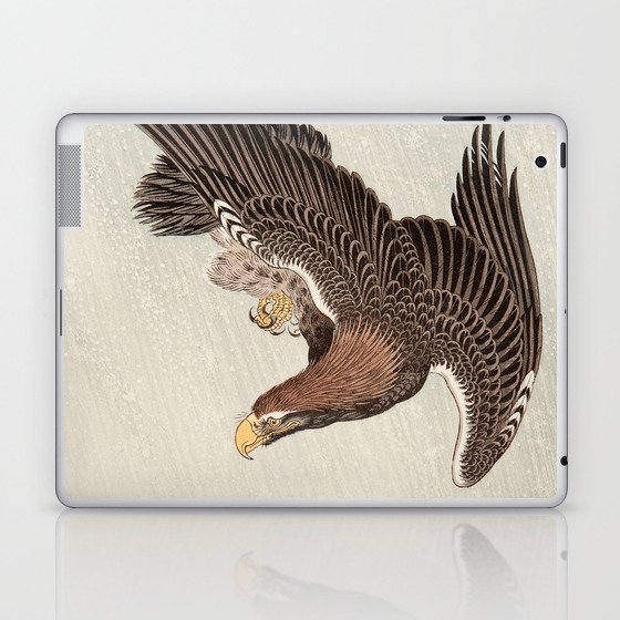 Koson Ohara - Eagle - Japanese Vintage Woodblock Painting Laptop & iPad Skin