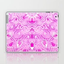 Dreaming in Pink, Mandala Art Laptop Skin