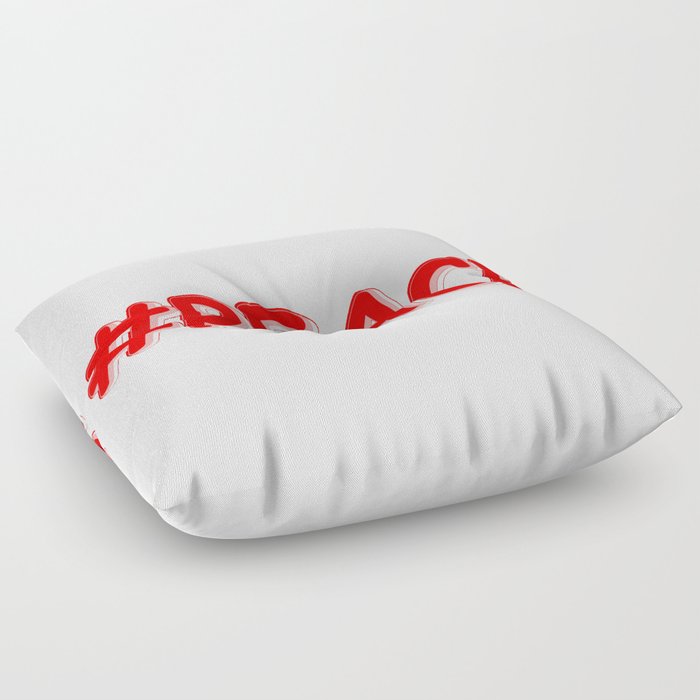 "#PEACE" Cute Design. Buy Now Floor Pillow