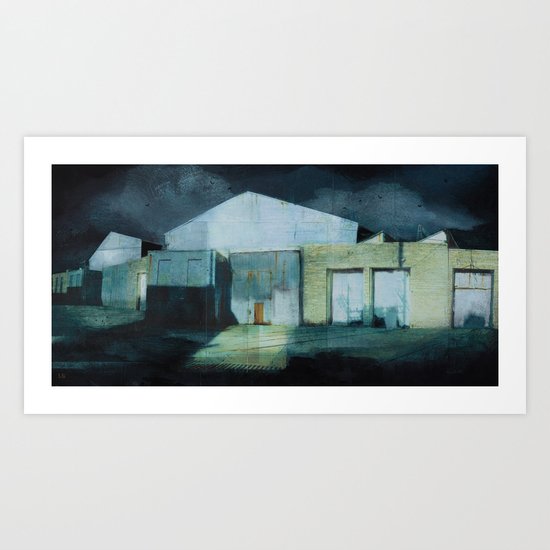Beyond the Tracks Art Print