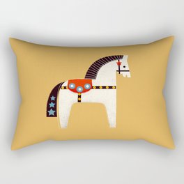 Festive Pony - illustration Rectangular Pillow