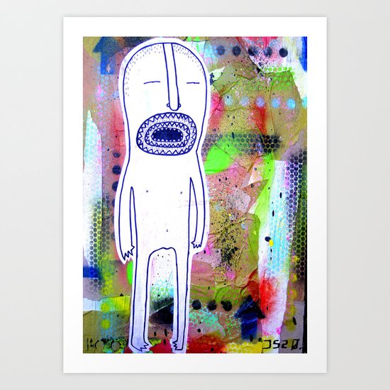 rotten mouth Art Print