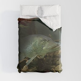 Water Wolf Duvet Cover