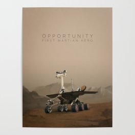 Opportunity / First Martian Hero Poster