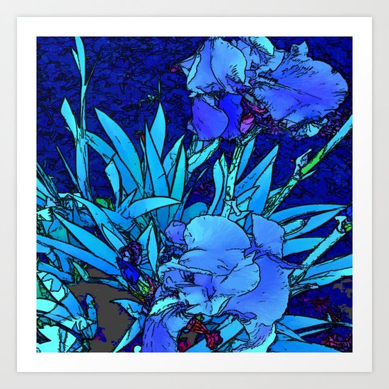 Iris Art Print