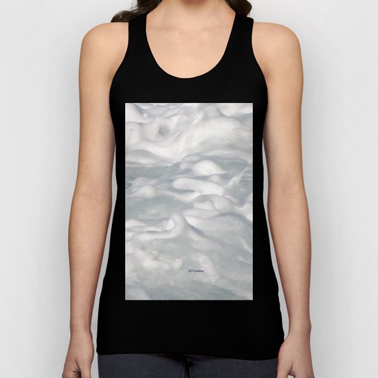 TEXTURES: Laguna Beach Sea Foam #3 Unisex Tank Top