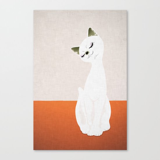 cat doll Canvas Print