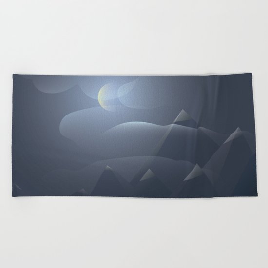 night Beach Towel