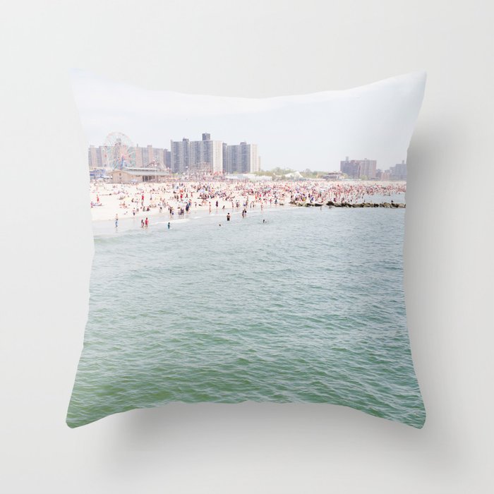 Beach Season Throw Pillow