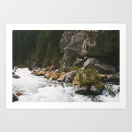 Mountain River - Fine Art Nature Photography - Wilderness Wanderlust Landscape Art Print
