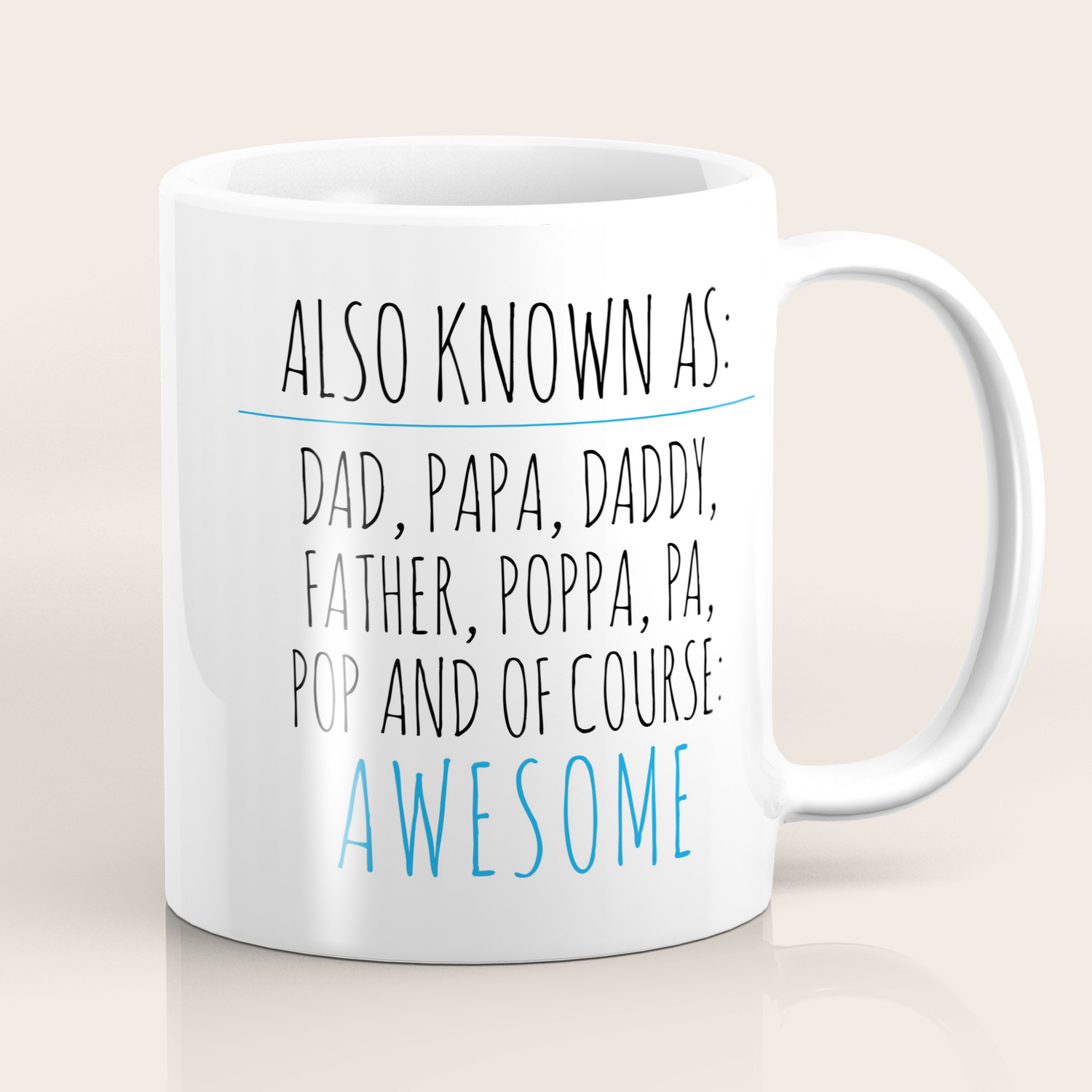 awesome dad mug