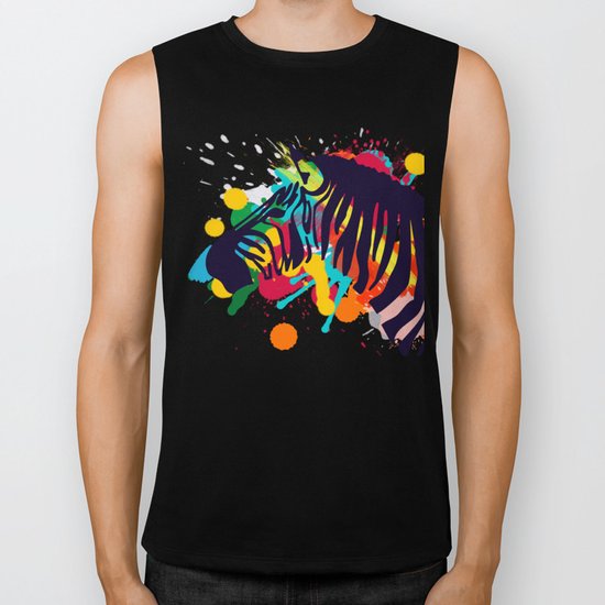 ZEBRA Biker Tank
