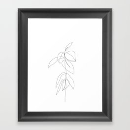 Still life plant drawing - Caca Framed Art Print | Artwork, Scandinavian, Minimal, Minimalist, Print, Botanical, Illustration, Body, Plant, Wall 