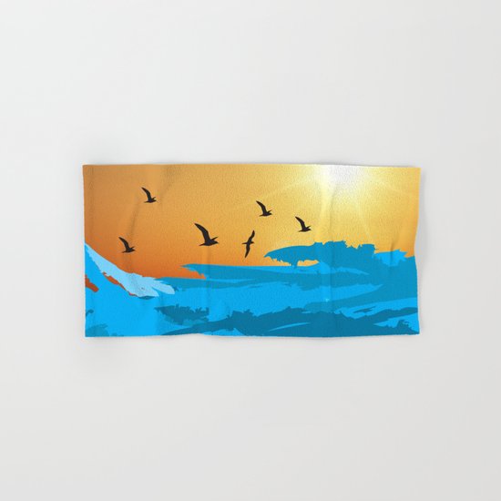 sea wave Hand & Bath Towel