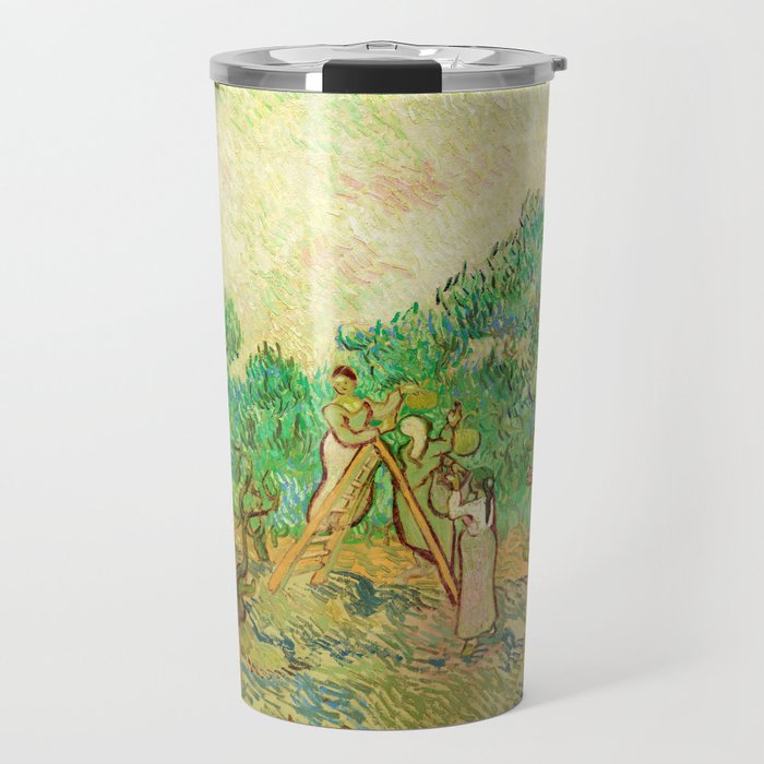 Vincent van Gogh "The Olive Orchard, 1889" Travel Mug