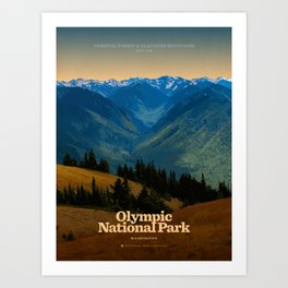 Olympic National Park Art Print