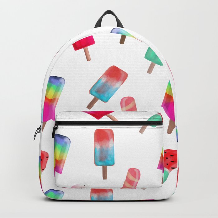 Watercolored Popsicles Backpack