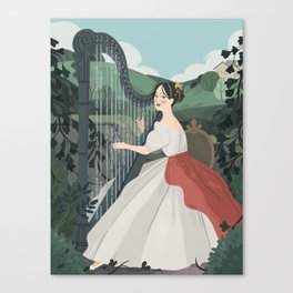 Ada Lovelace Canvas Print by NicolleLalonde