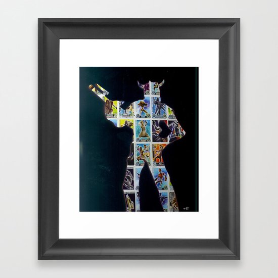 Cut StarWars Collage 10 Framed Art Print