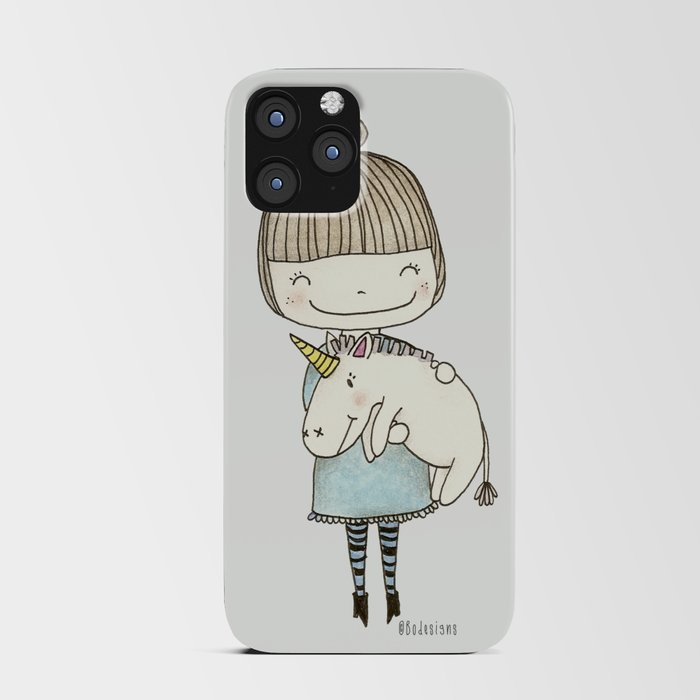 unicorn girl iPhone Card Case