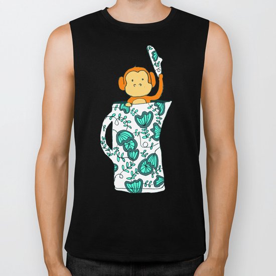 Dinnerware sets - Monkey in a jug Biker Tank