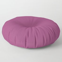 Baton Rouge deep magenta solid color modern abstract pattern  Floor Pillow