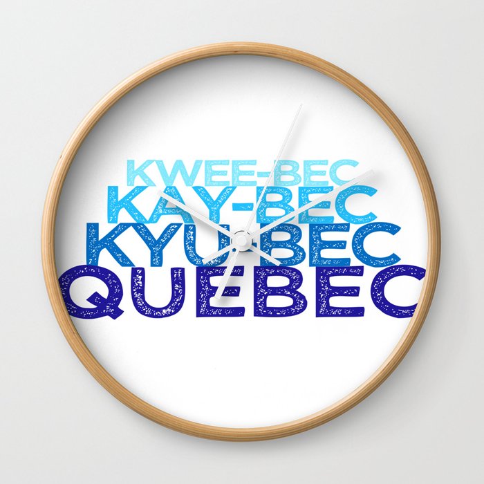 Letterkenny | Fishing in Quebec Wall Clock