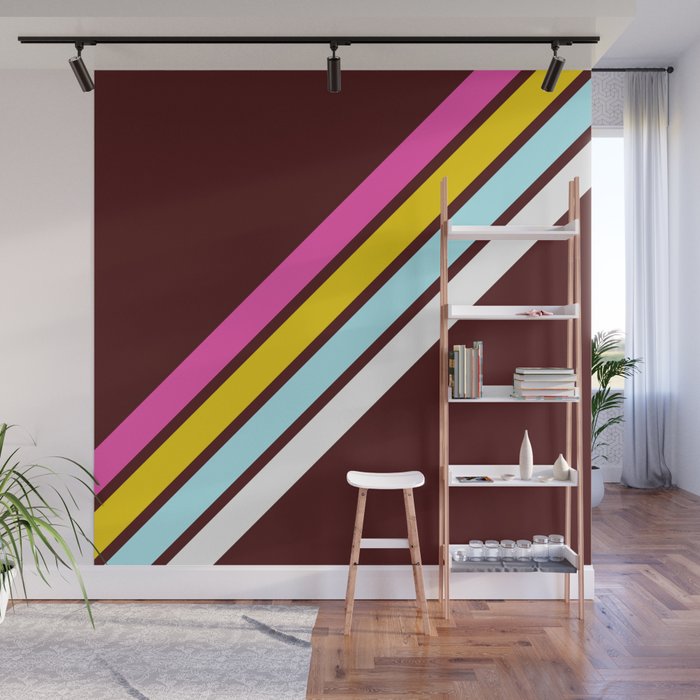 80 S Style Retro Stripes Wall Mural By Alphaomega Society6 Get the best deals on vintage/retro wall stickers wall stickers. 80 s style retro stripes wall mural by alphaomega