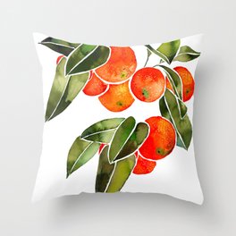 Oranges Throw Pillow