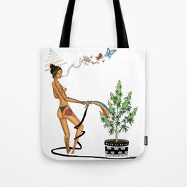 Rainbow Weed Babe - Higher Life Tote Bag