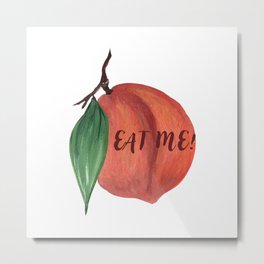 Eat me! Peach booty. Metal Print | Peachbutt, Gym, Butt, Eatmepeach, Woman, Sexypeach, Fruit, Booty, Funny, Sexy 