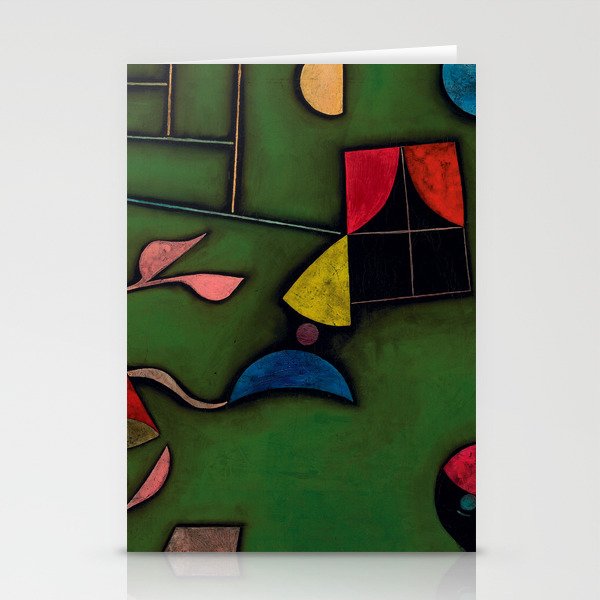 Paul Klee "Pflanze und Fenster Stilleben (Still life with Plant and Window)" Stationery Cards