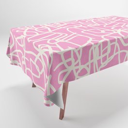Ribbons Pink Tablecloth