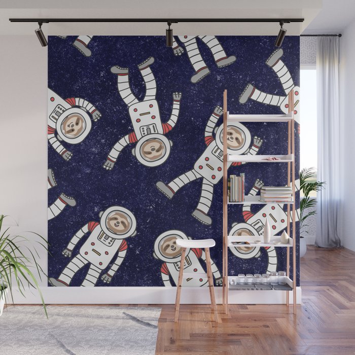 Astro Sloth Wall Mural