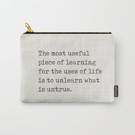 Antisthenes quote Carry-All Pouch