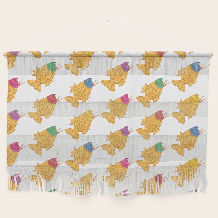 Magikarp Taiyaki Wall Hanging By Artbyleixa Society6